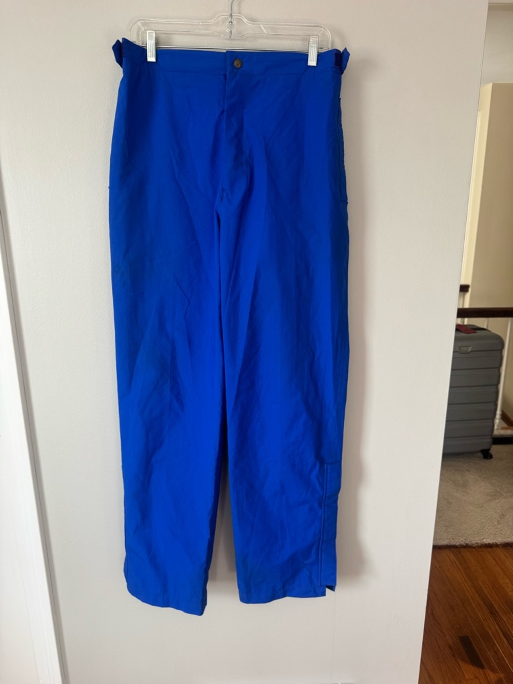 Tourney Gore-Tex Pants Mens Large Blue Golf Rain Waterproof Windproof Ankle Zip